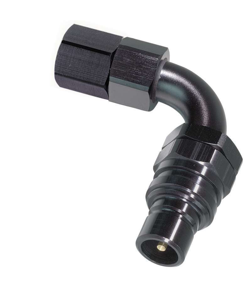 Jiffy-Tite 8an 90-Deg Female w/Plug Fitting - Valved MPN JFT32308E