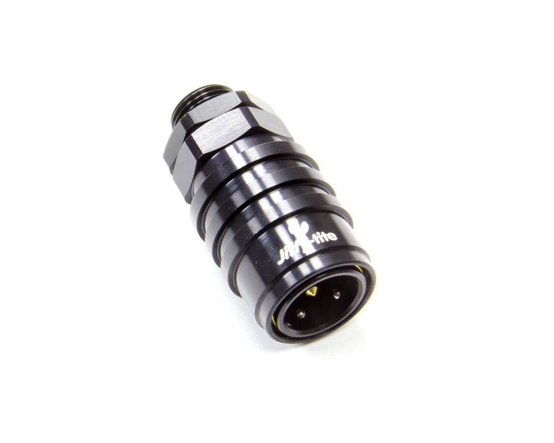 Jiffy-Tite Q/R Male #8 ORB to #8 Socket Valved Black MPN JFT51108J