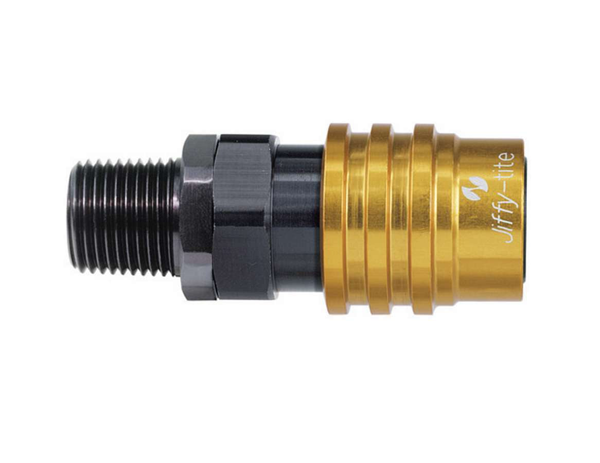 Jiffy-Tite 1/2 NPT Male Socket Fitting Q/R Valved MPN JFT51808