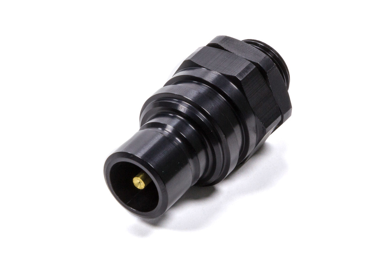 Jiffy-Tite Q/R #8 Male O-Ring Boss Plug Valved Black MPN JFT52108