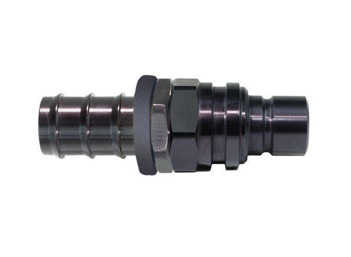 Jiffy-Tite Q/R #8 Male Push Lock Plug Valved Black MPN JFT52508P