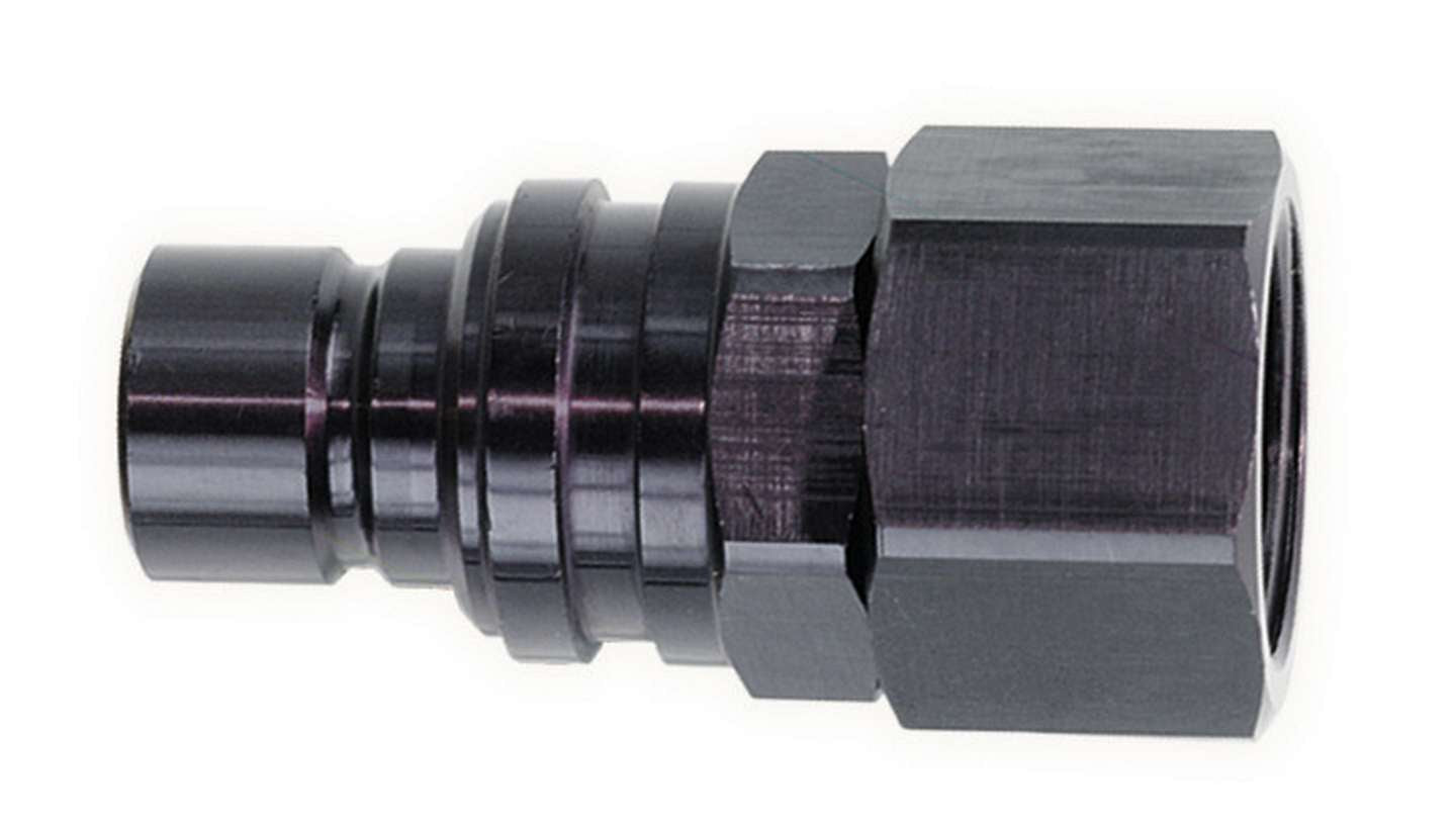 Jiffy-Tite Q/R Female 1/2 NPT Plug Valved Black MPN JFT52708