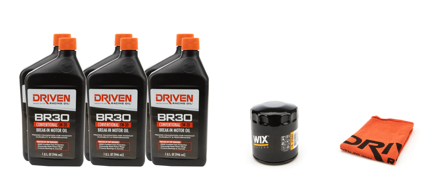 Driven Racing Oil 5W30 Oil Change Kit 97-06 GM LS Engine MPN JGP20600K For GM LS-Series 1997-2006