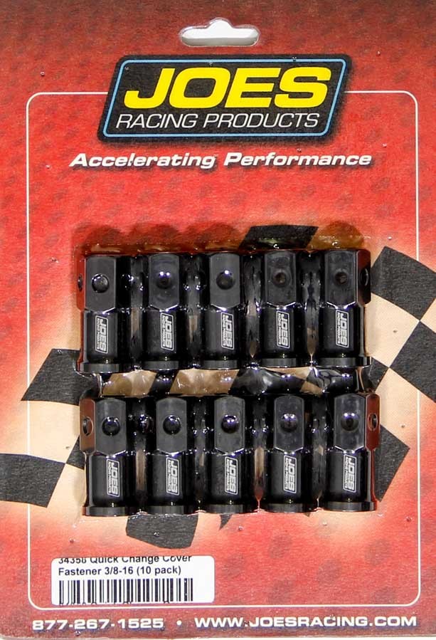 Joes Racing Products LW Aluminum Quick Change Cover Nut Kit - 10 Pack MPN JOE34358