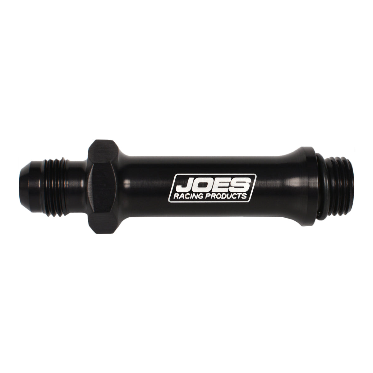 Joes Racing Products Port Fitting -6an Extended Black 42050-B