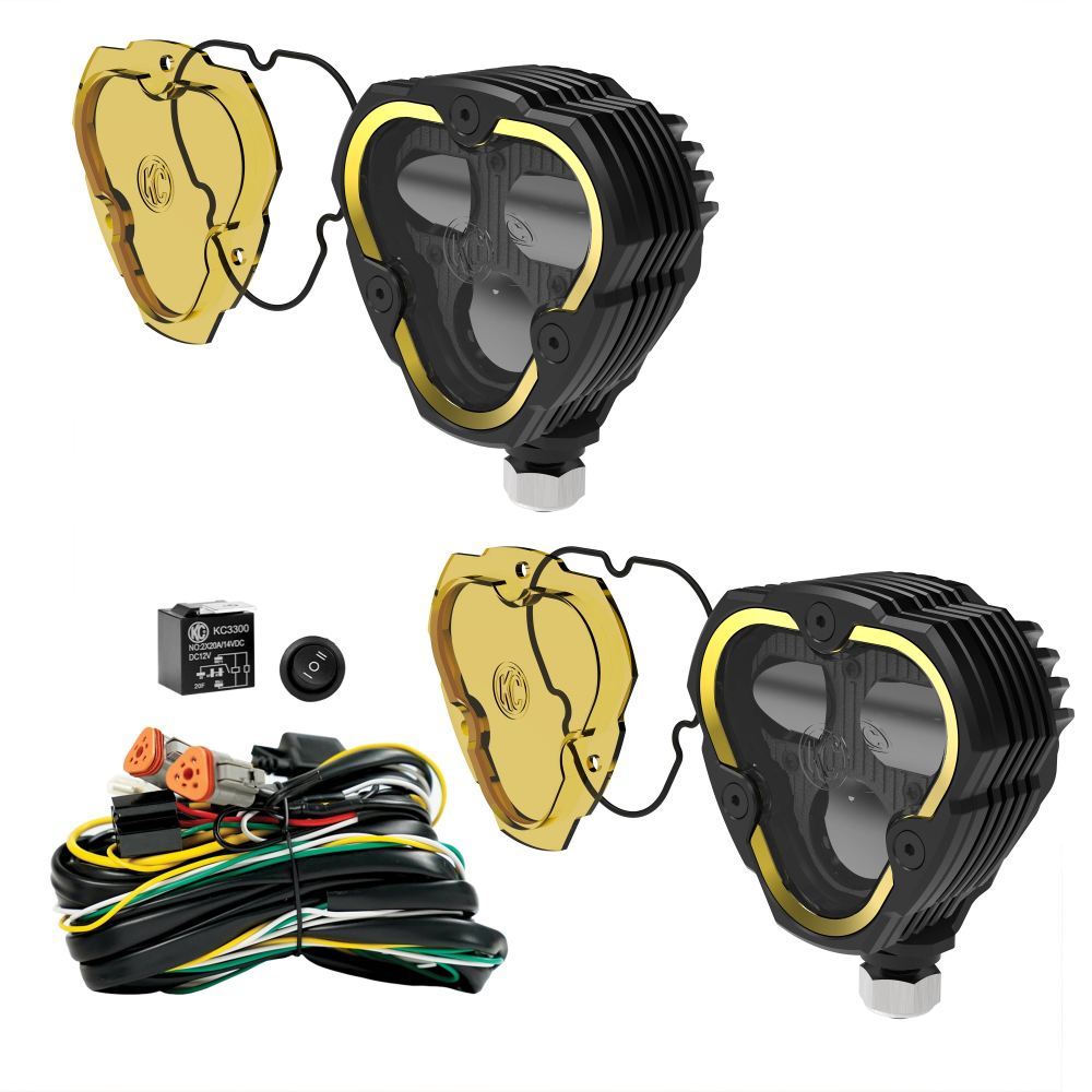 Kc Hilites Flex Era 3 Dual Mode SAE Fog Light Kit Pair MPN KCH284