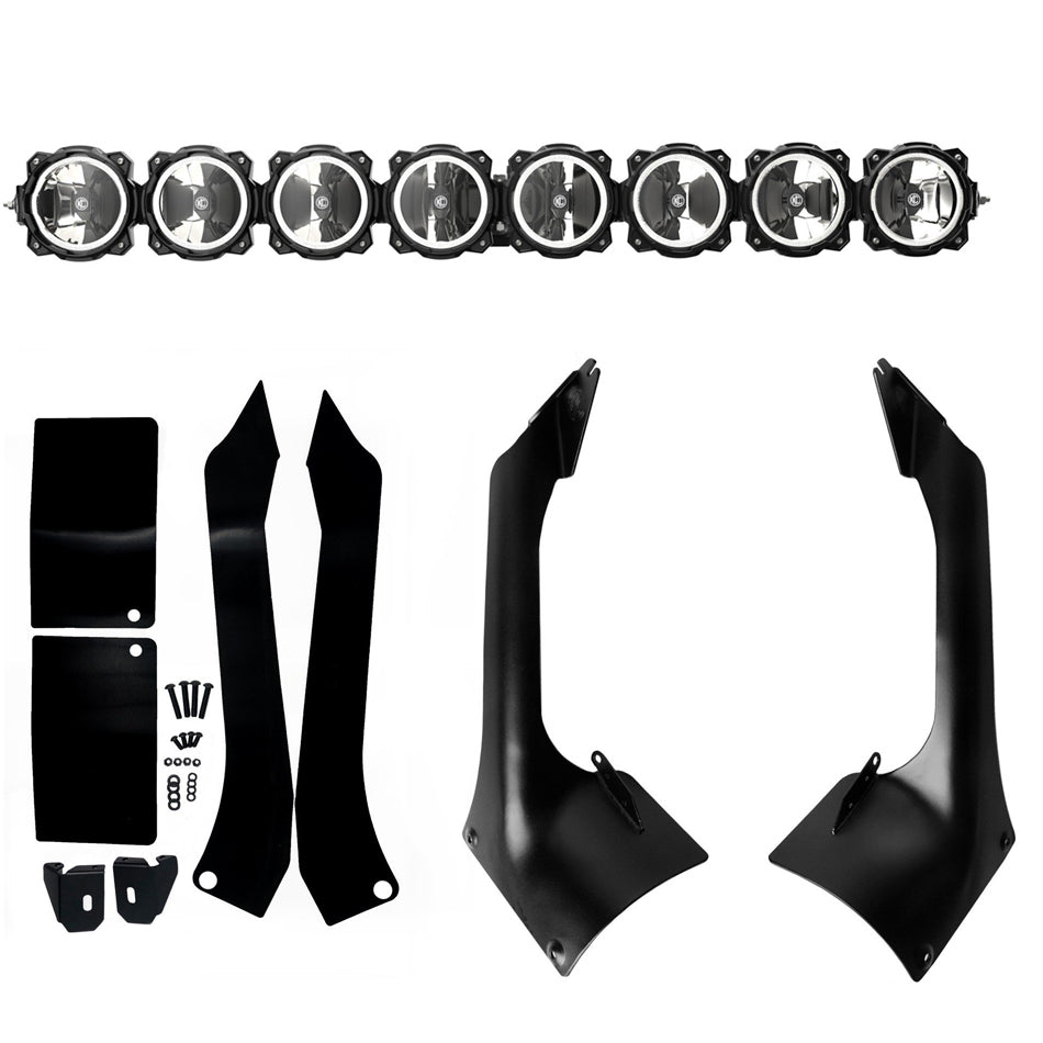 Kc Hilites Pro6 LED Overhead 8 Ligh t 18- Jeep Wrangler JL MPN KCH91336 For Jeep Wrangler JL, Gladiator 2018-23