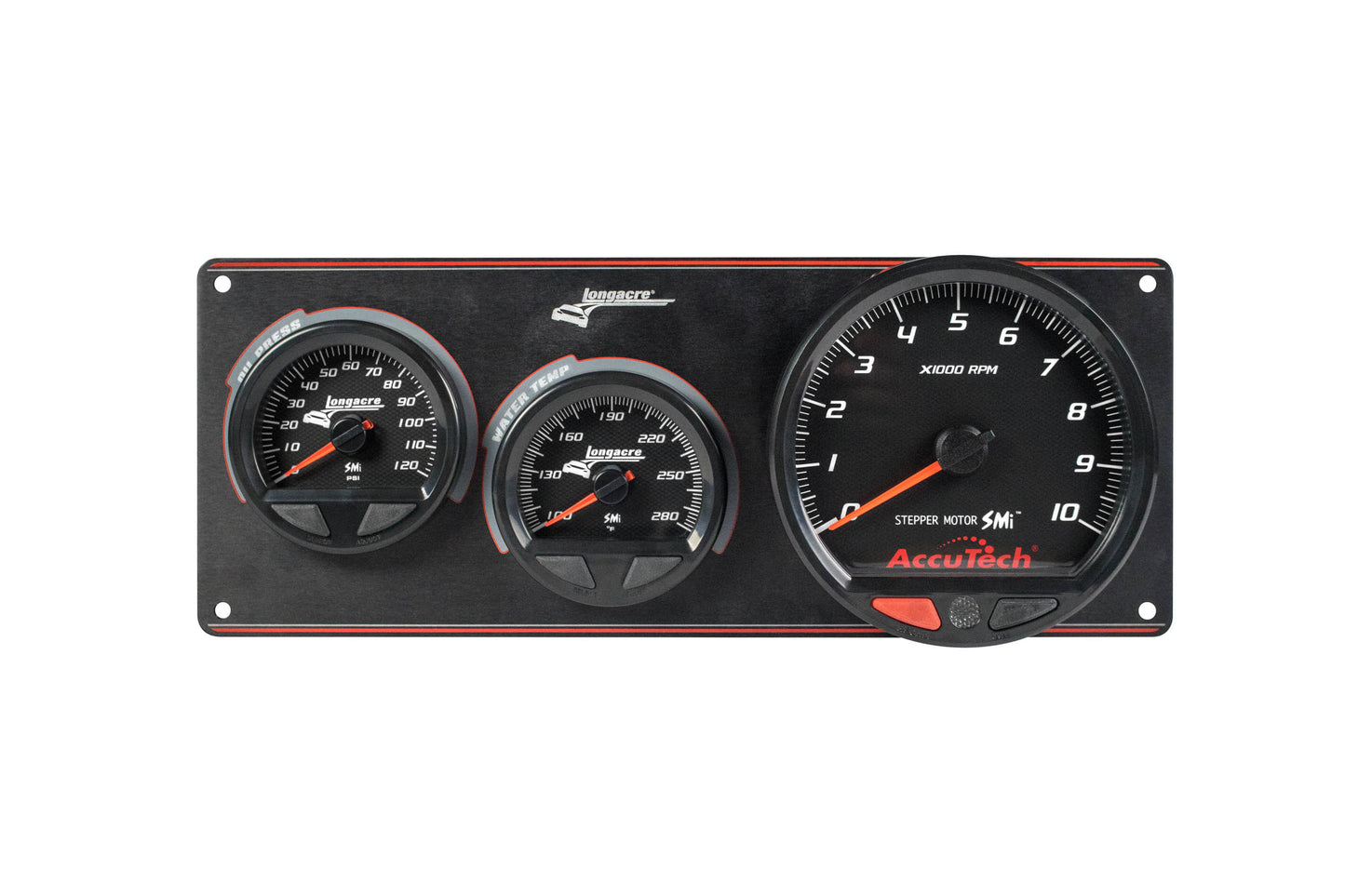 Longacre Waterproof SMI 2 Gauge Panel W/Tach OP/WT MPN LON52-44572