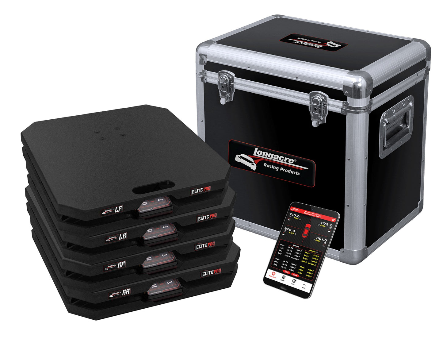 LONGACRE Scale Set Elite Wireless 15in Pads 1500lbs LON52-82715