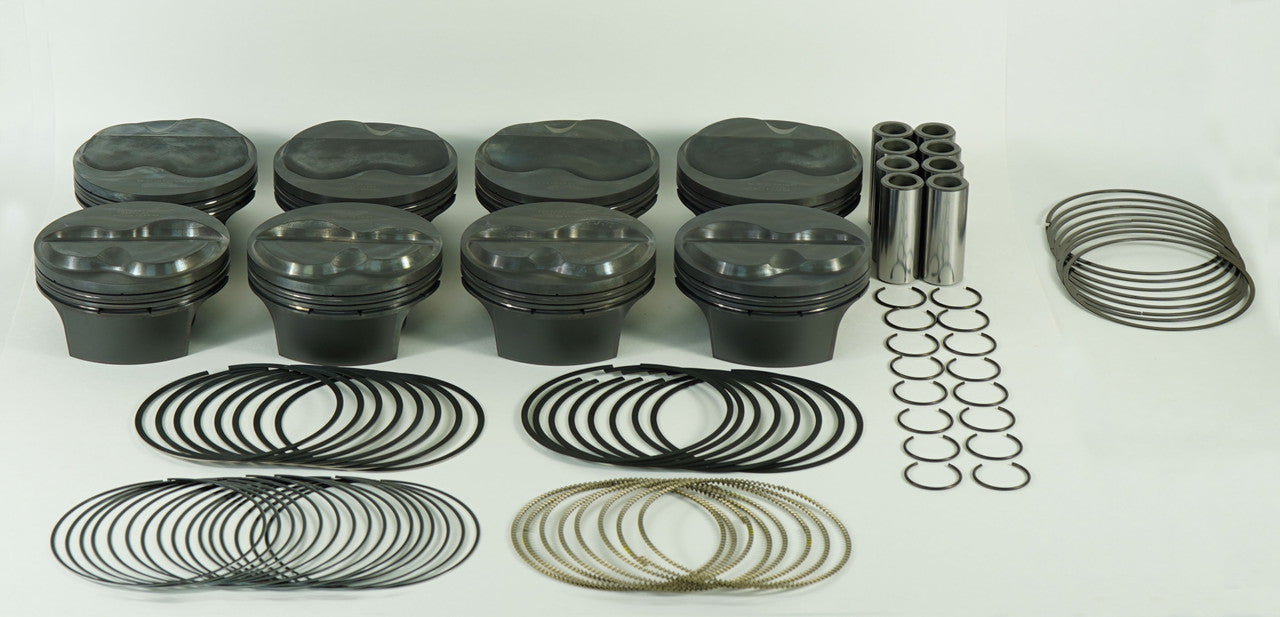 Mahle Pistons SBC PowerPak Piston Set Dome 4.185 Bore +6.0cc MAH197830085