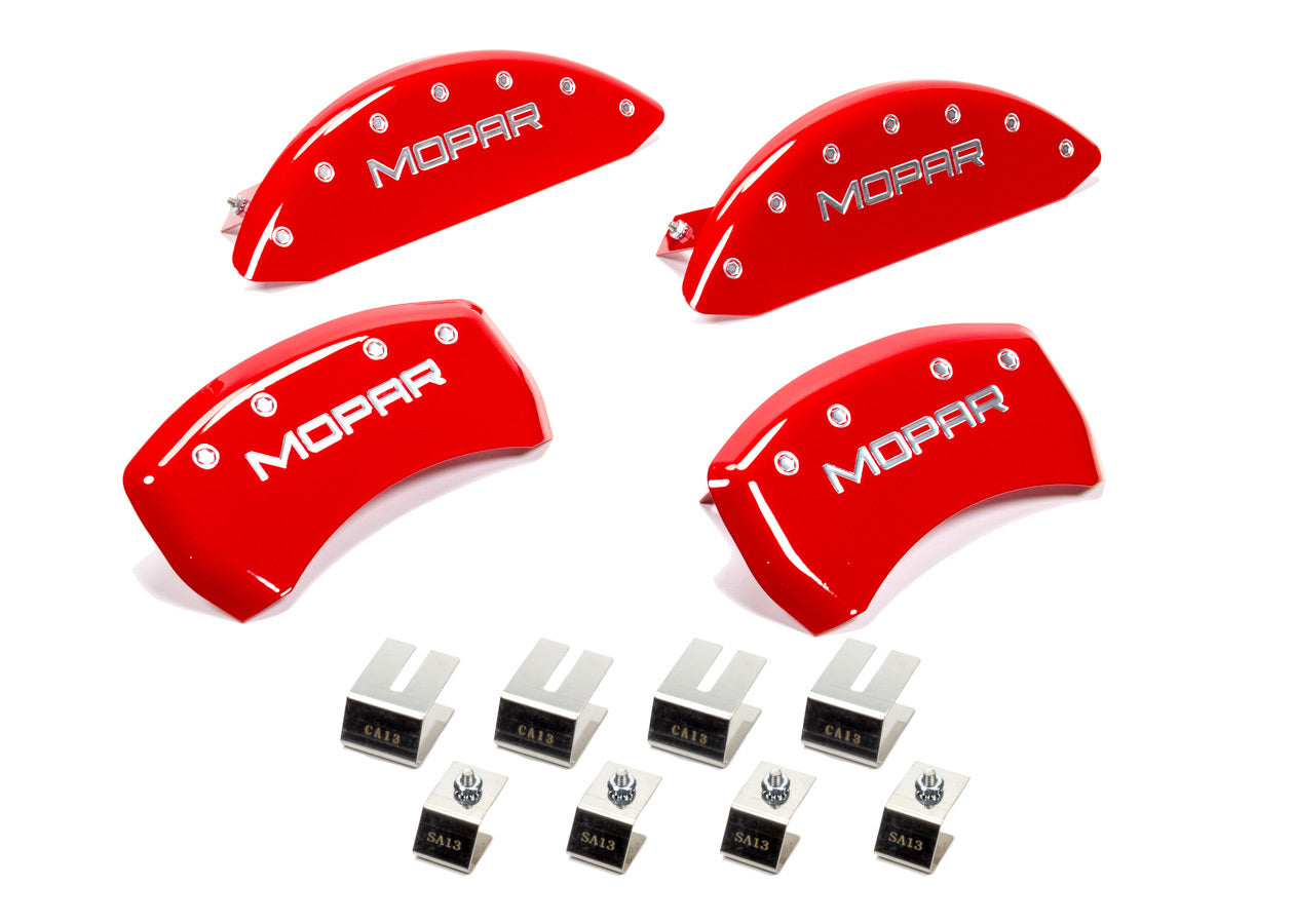 Mgp Caliper Cover 11- Challenger Caliper Covers Red MGP12162SMOPRD