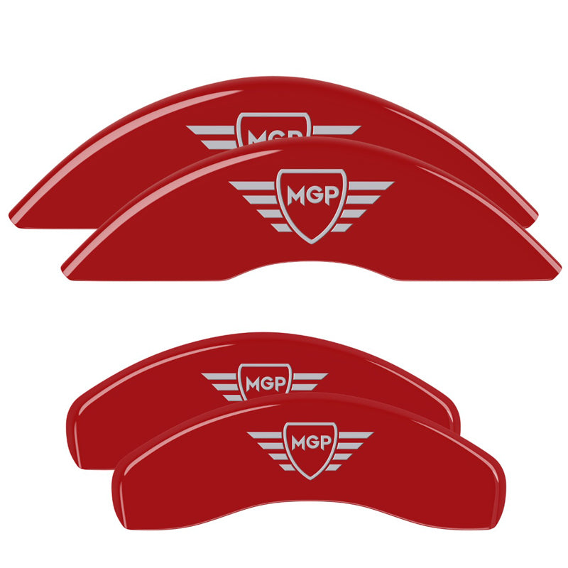 Mgp Caliper Cover 02- BMW Caliper Covers Red MPN MGP22046SMGPRD For BMW 2002-11