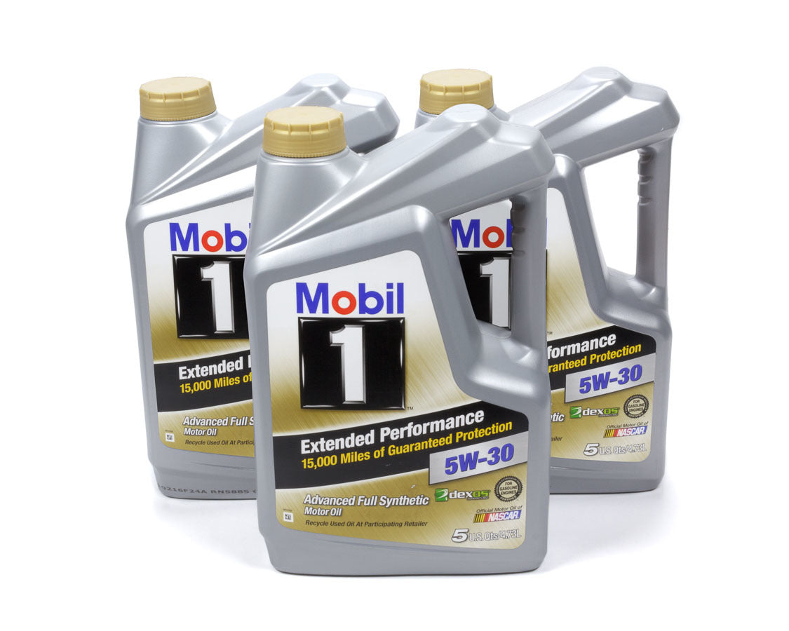 Mobil 1 5w30 EP Oil Case 3x5 Qt Bottles Dexos MPN MOB120766