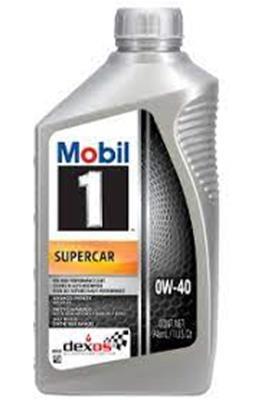 Mobil 1 0W40 Supercar Oil 1 Qt MOB126870-1