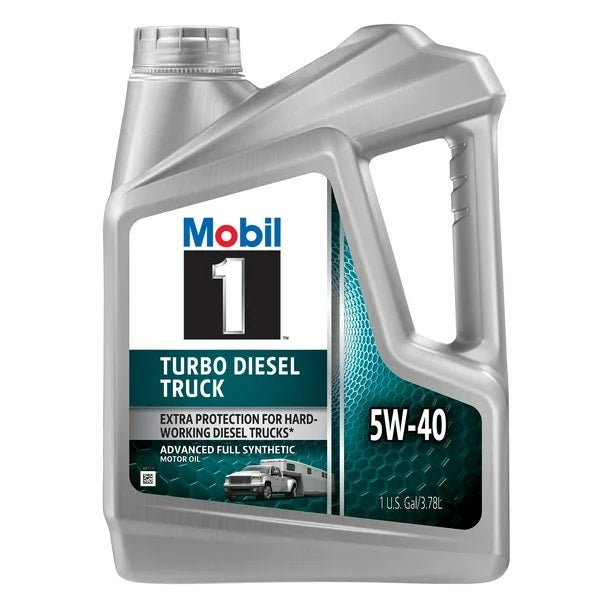 Mobil 1 5w40 Turbo Diesel Oil 1 Gallon MPN MOB127097-1 Truck
