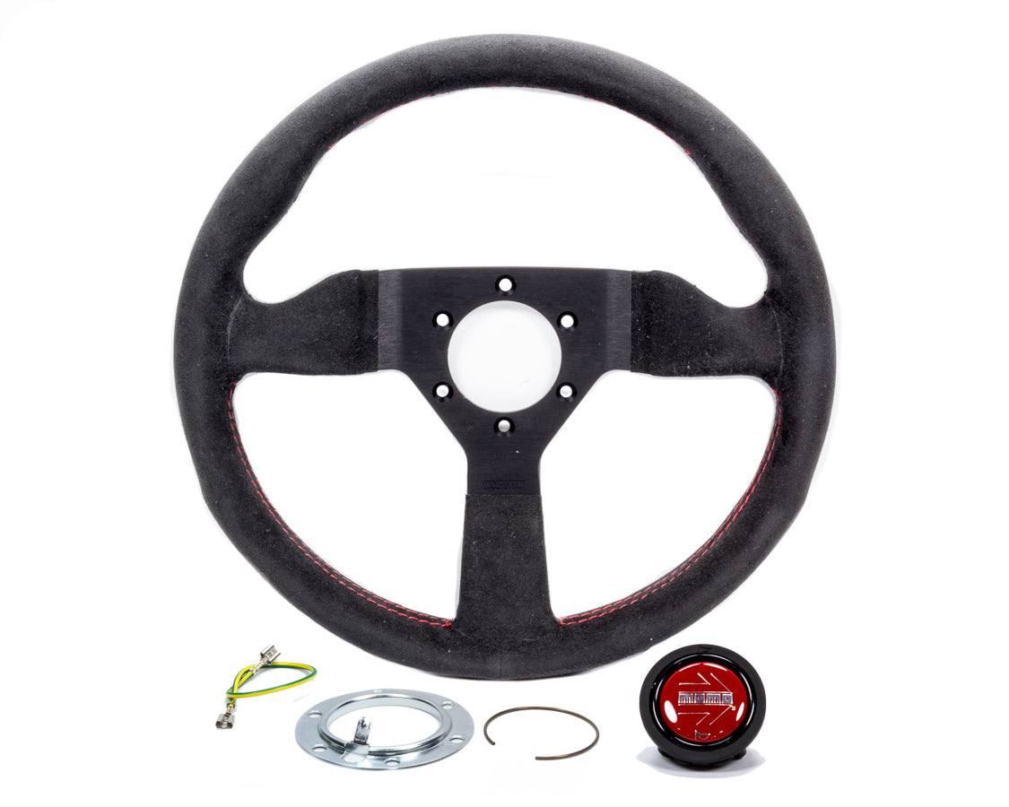 Momo Automotive Accessories Monte Carlo 320 Steering Wheel Leather Red Stitch MOMMCL32AL3B