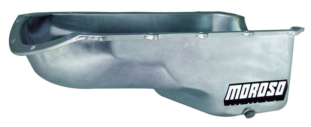 Moroso Pontiac V8 Oil Pan - Stock Replacement MPN MOR20492 For Pontiac