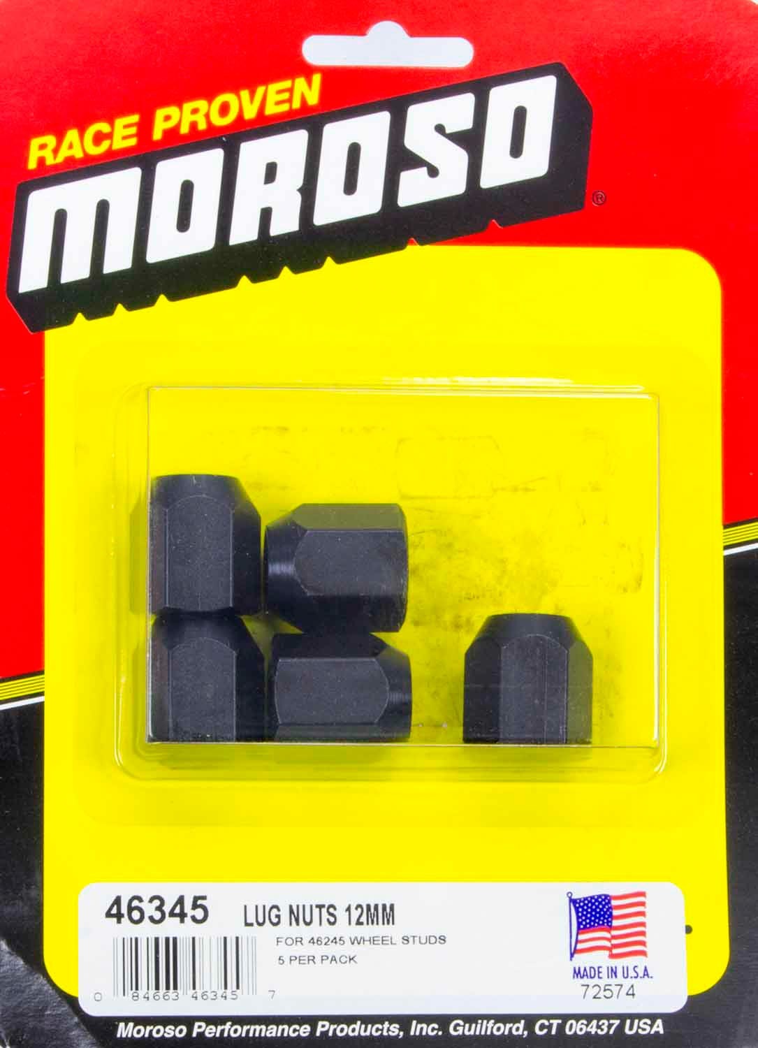 Moroso 12mmx1.5 Lug Nuts (5pk) MOR46345