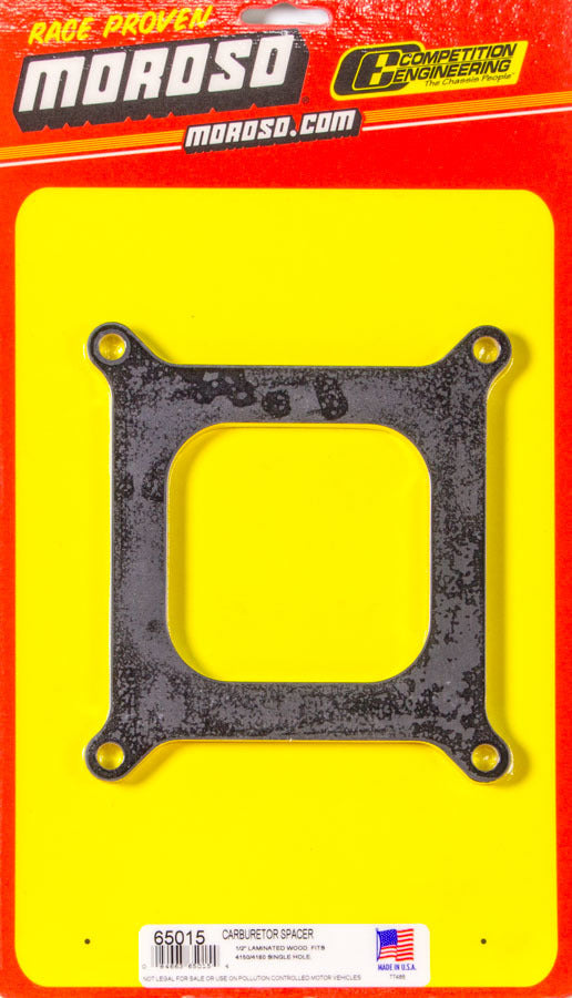 Moroso 1/2in Wood Carb Spacer MPN MOR65015