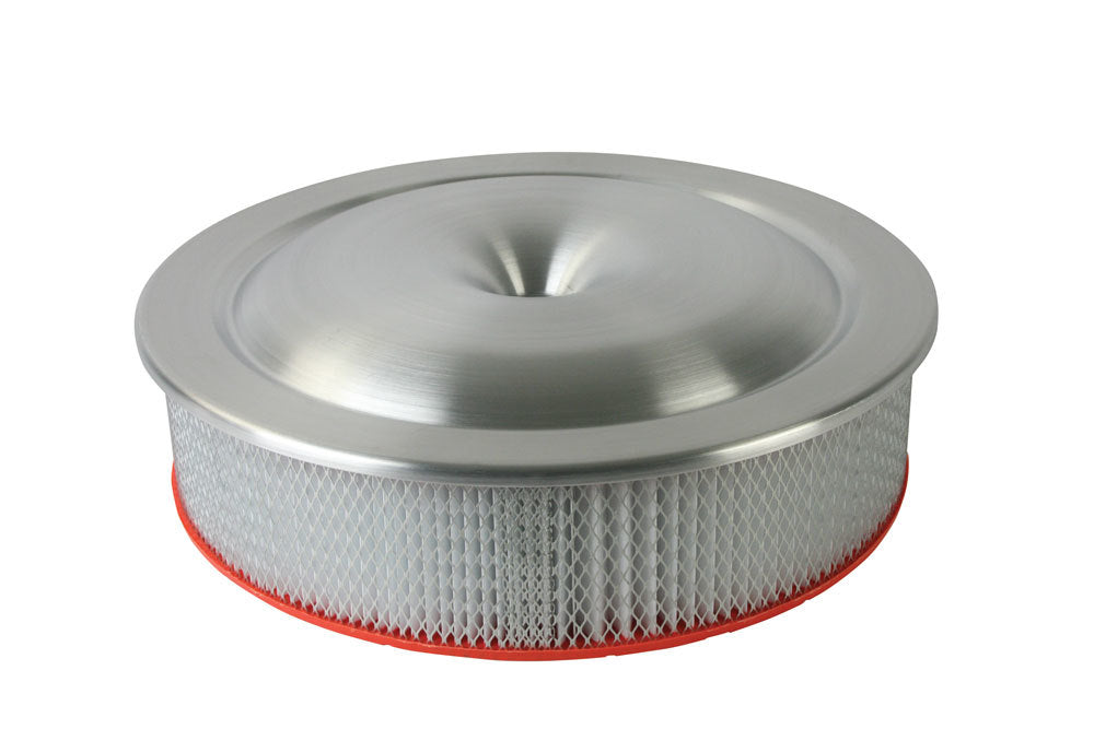 Moroso 16in Alum. Air Cleaner - Low Profile 7-5/16 Neck MPN MOR65920