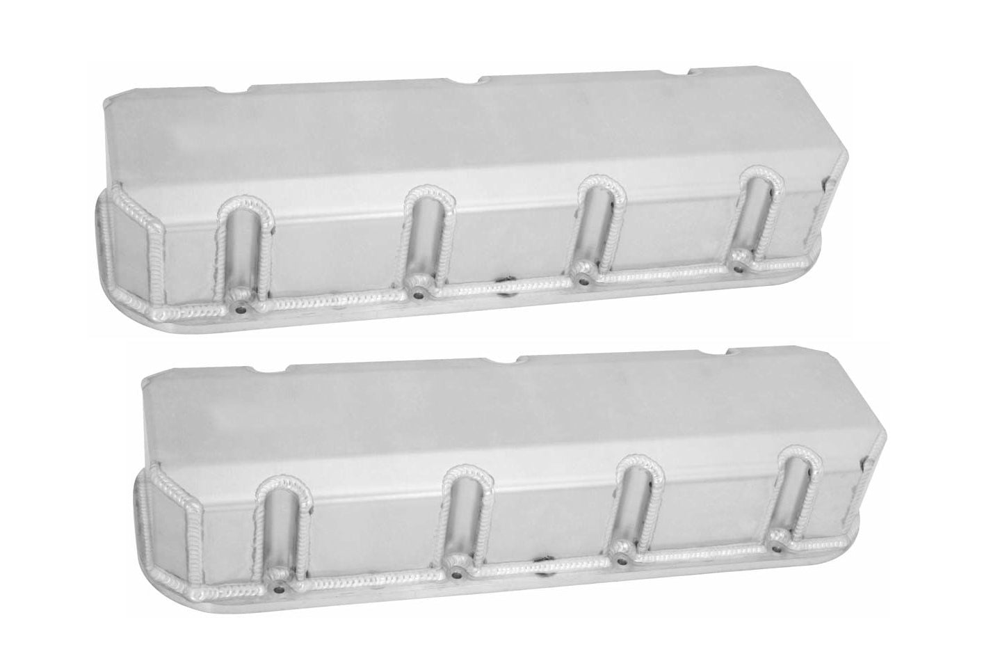 Moroso BBC Billet Rail Valve Cover Set - Tall wo/Logo MPN MOR68482 For Chevy