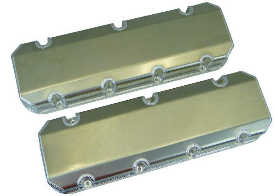Moroso BBC Fab Alm Valve Covers w/Brodix SR20 Heads MPN MOR68487 For Chevy
