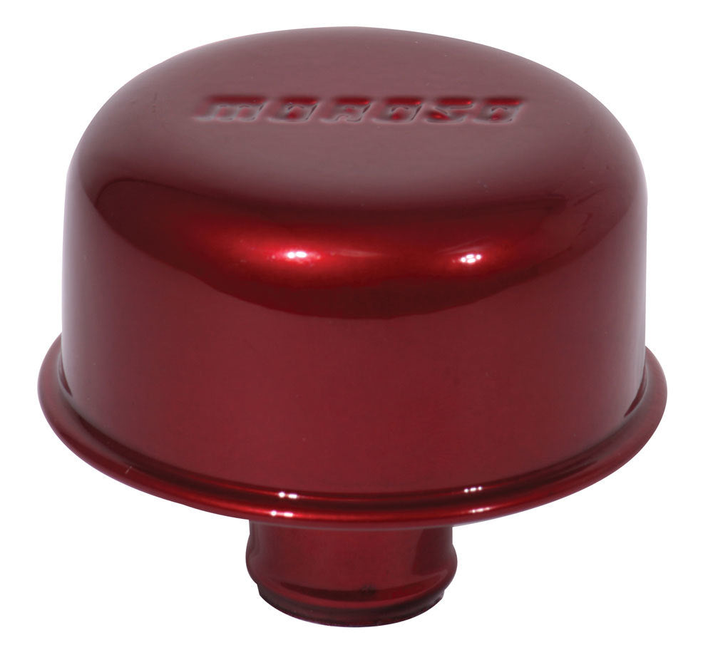 Moroso Breather- Valve Cover Push-In Style Red MPN MOR68718