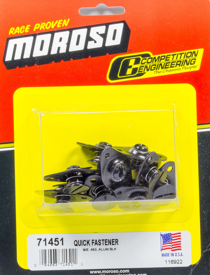 Moroso Self Ejecting Fasteners .450in Short Body MPN MOR71451