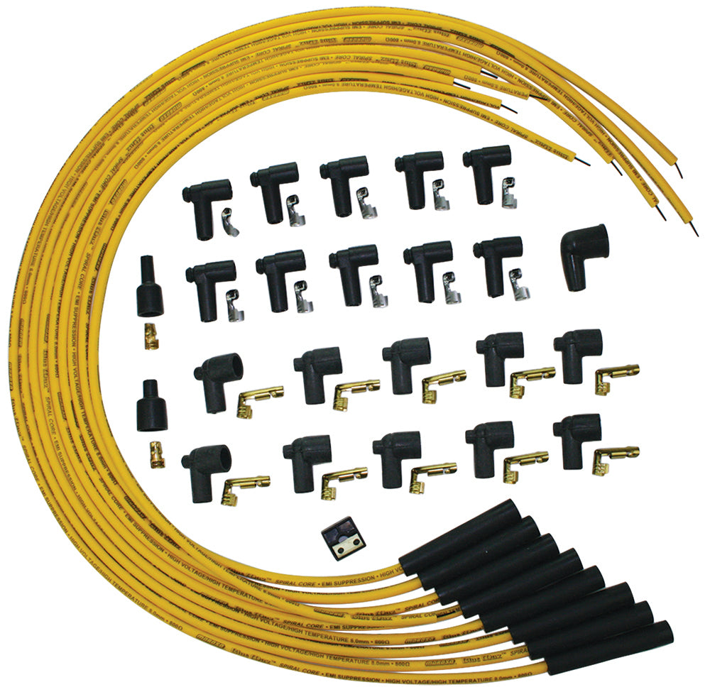 Moroso Blue Max Ignition Wire Set - Yellow MPN MOR73216