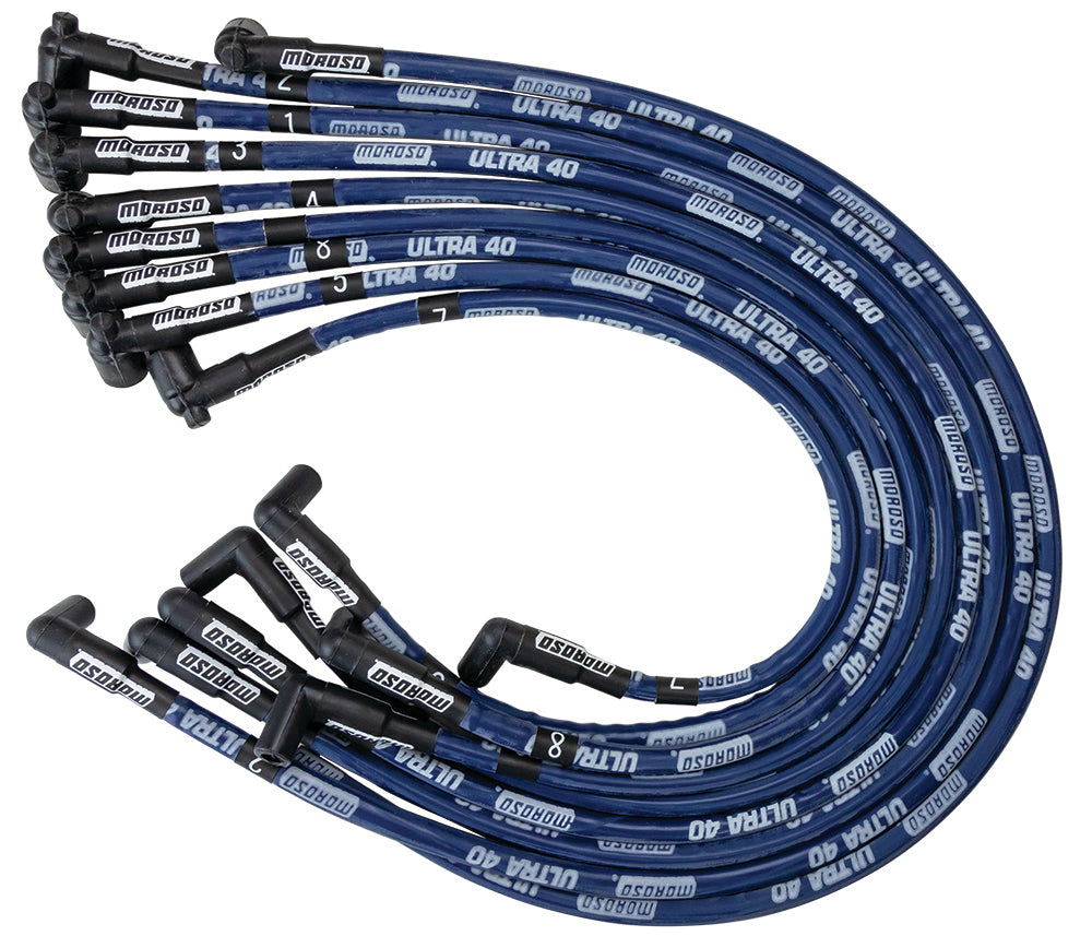 Moroso Ultra 40 Plug Wire Set MPN MOR73617 For Chevy