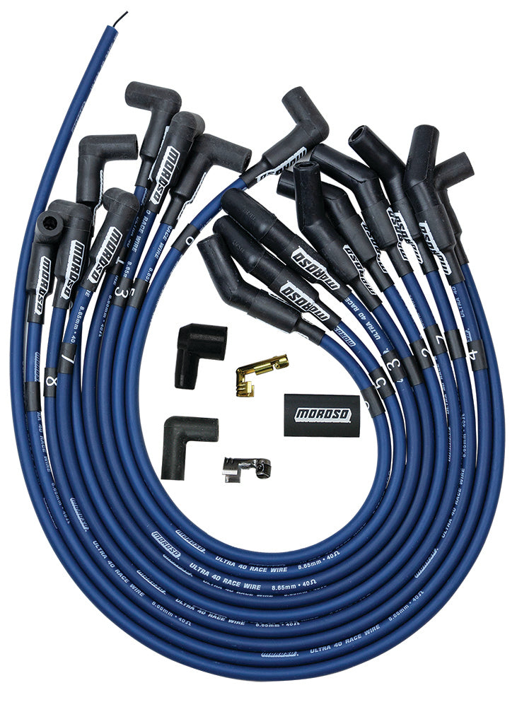 Moroso Ultra 40 Plug Wire Set - Ford 289/302 MOR73675