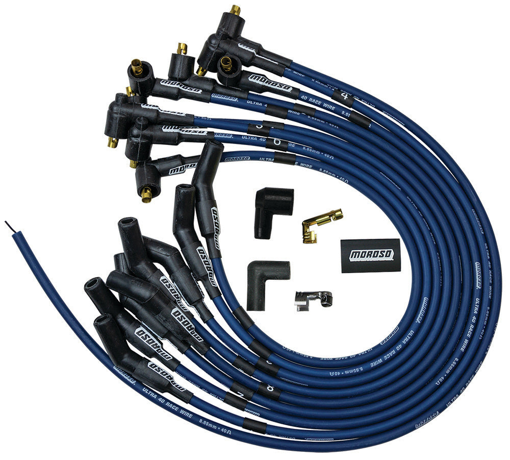 Moroso Ultra 40 Plug Wire Set - Ford 302 MPN MOR73676 For Ford