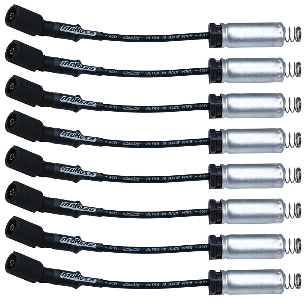 Moroso Ultra 40 LS1 Plug Wires 9-3/4in Length 5.7L/6.2L MPN MOR73705 For GM LS-Series