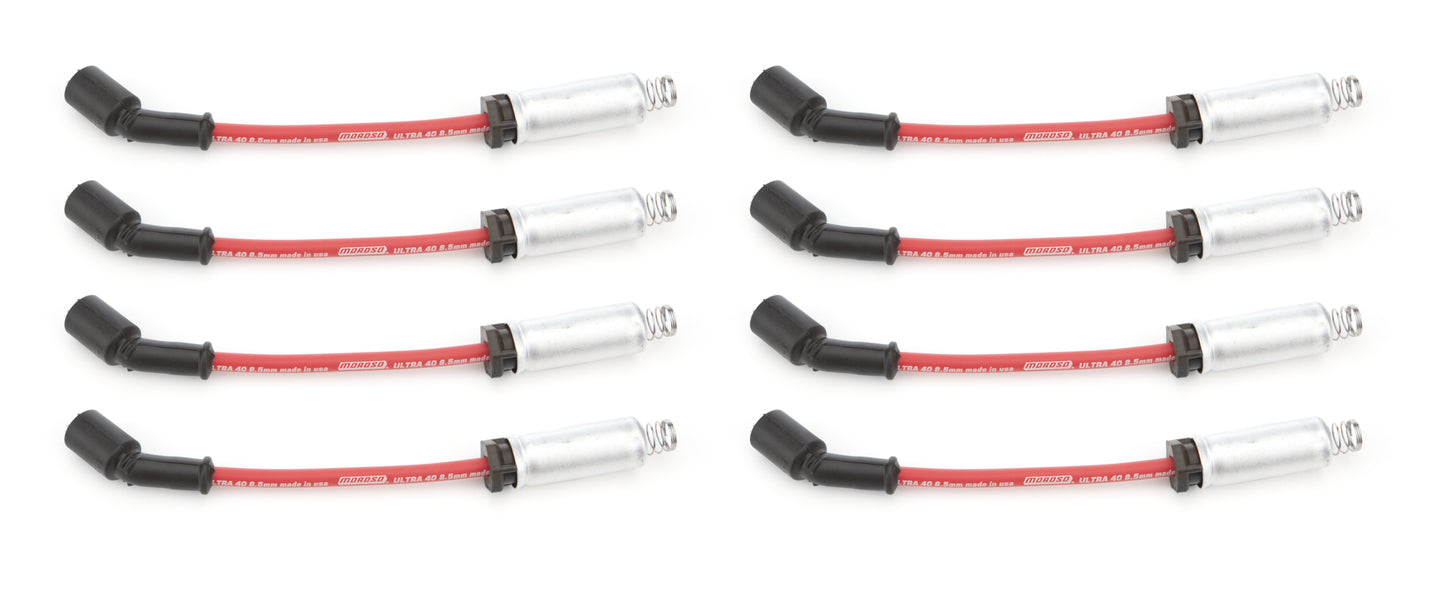 Moroso Ultra 40 Wire Set 8.5mm GM LS/LT 9.75 Red MPN MOR73740 For GM