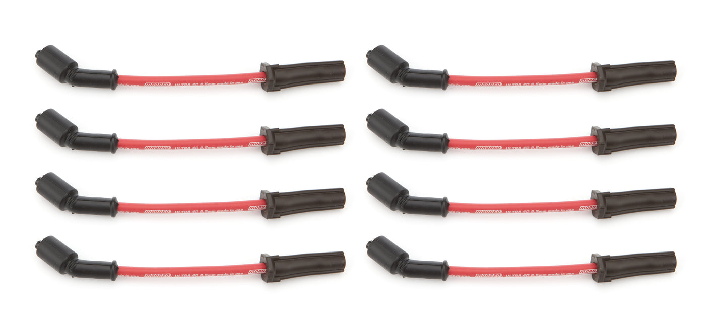 Moroso Ultra 40 Wire Set 8.5mm GM LS/LT 9.75 Red MPN MOR73741 For GM