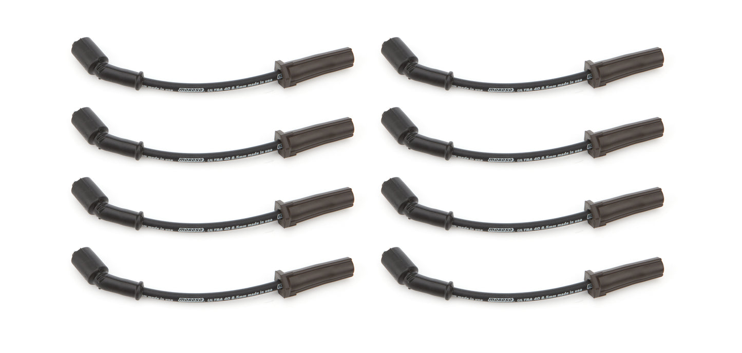 Moroso Ultra 40 Wire Set 8.5mm GM LS/LT 9.75 Black MPN MOR73745 For GM