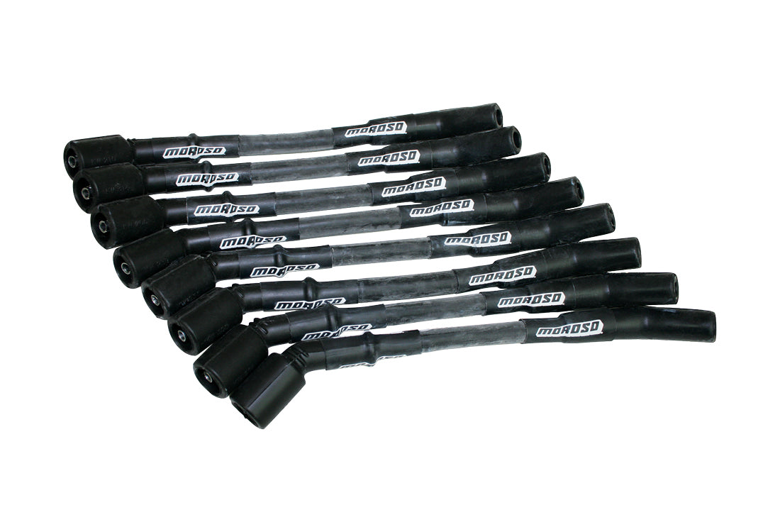 Moroso Ultra 40 Plug Wire Set Black w/Sleeves MPN MOR73848 For GM LS-Series