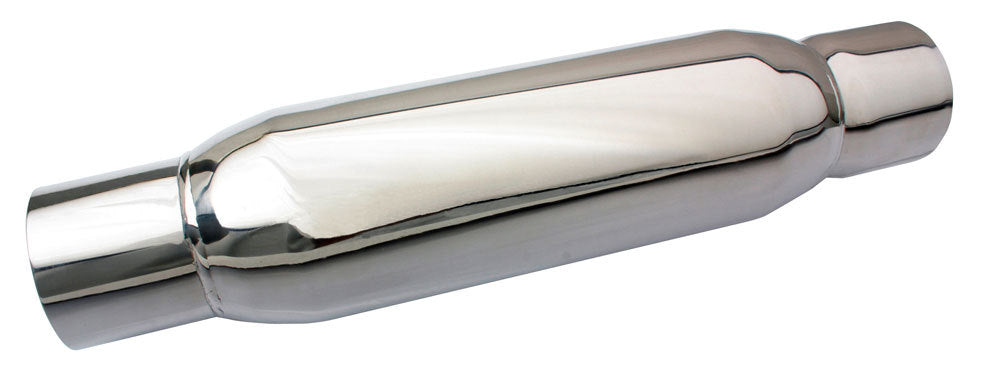 Moroso S/S Spiral Flow Muffler - 3in Polished MPN MOR94055