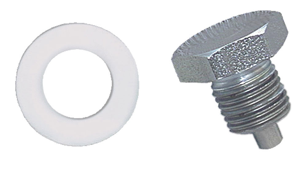 Moroso Oil Pan Drain Plug - Clear Zinc MOR97001
