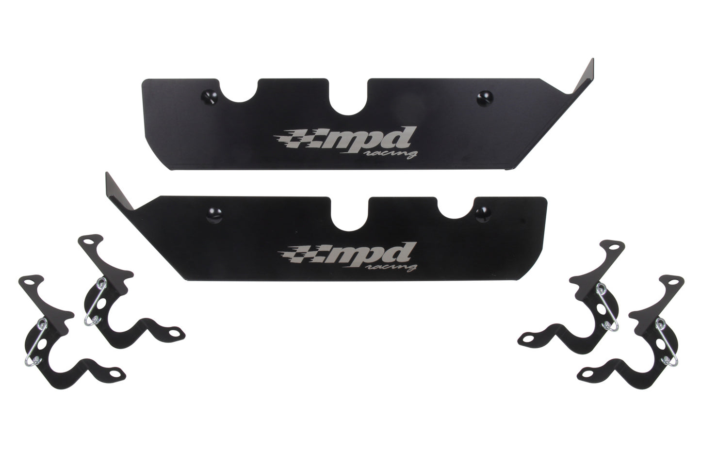 Mpd Racing Spark Plug Guards Complete Set Black MPN MPD18001 Sprint Car