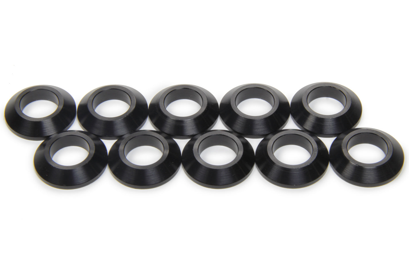 Mpd Racing 1in Cone Spacer 10 pack Aluminum - Black MPN MPD41006