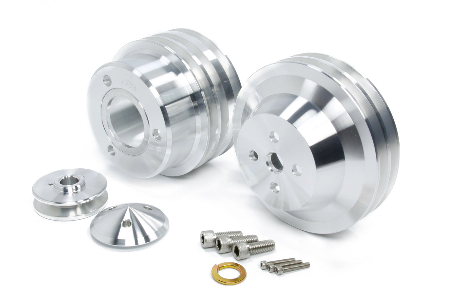 March Performance 65-69 Ford SB 3PC 3V Pulley Kit MPN MPP1595 For Ford