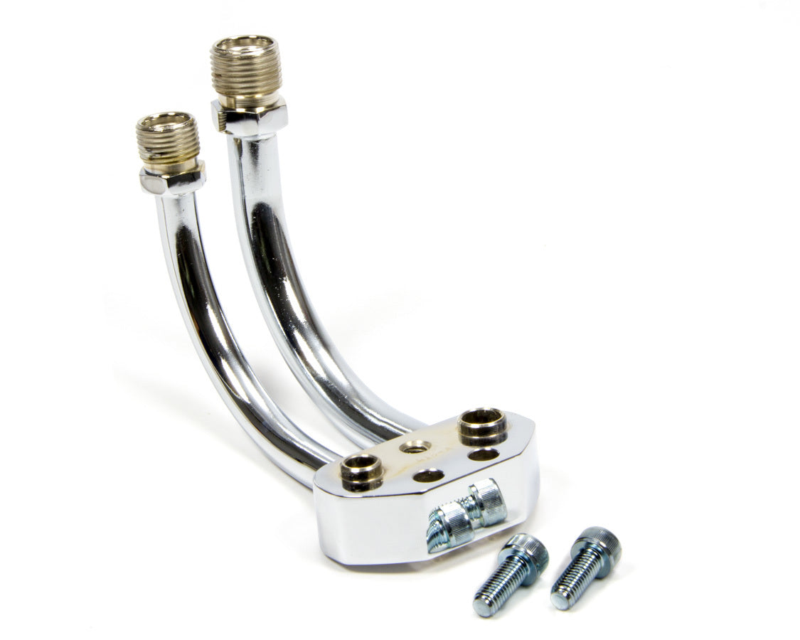 March Performance A/C Line Manifold Chrome MPN MPP418-06