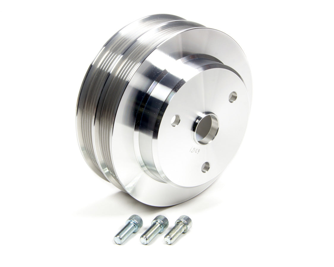 March Performance Crank Pulley SBC LWP Serpentine Conversion MPN MPP6381 For Chevy