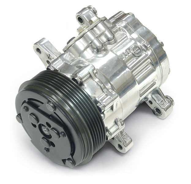 March Performance Sanden Style Chrome AC Compressor MPN MPPP412 For Universal use