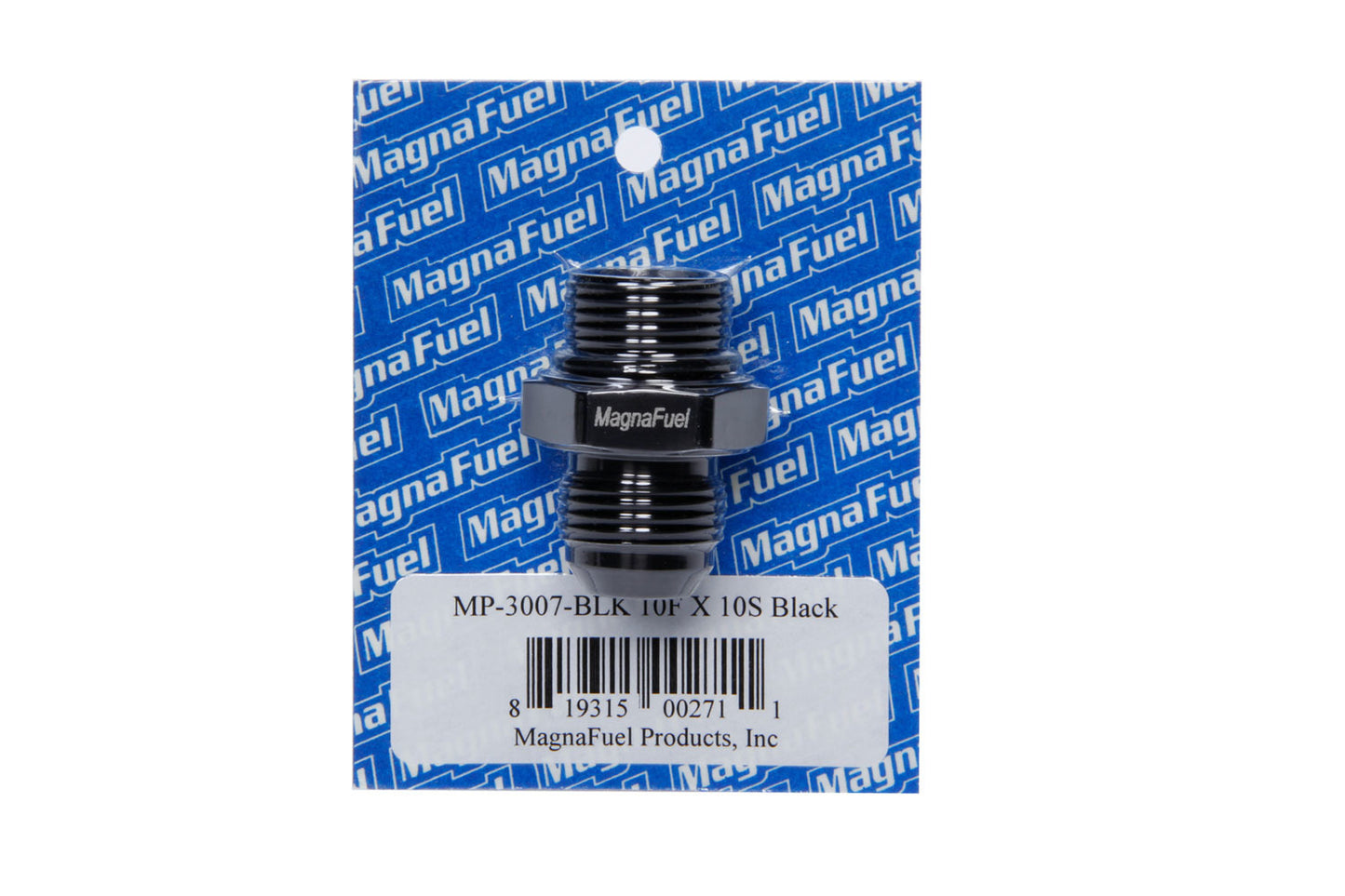 Magnafuel/Magnaflow Fuel Systems #10an to #10an Straight Fitting Black MRFMP-3007-BLK