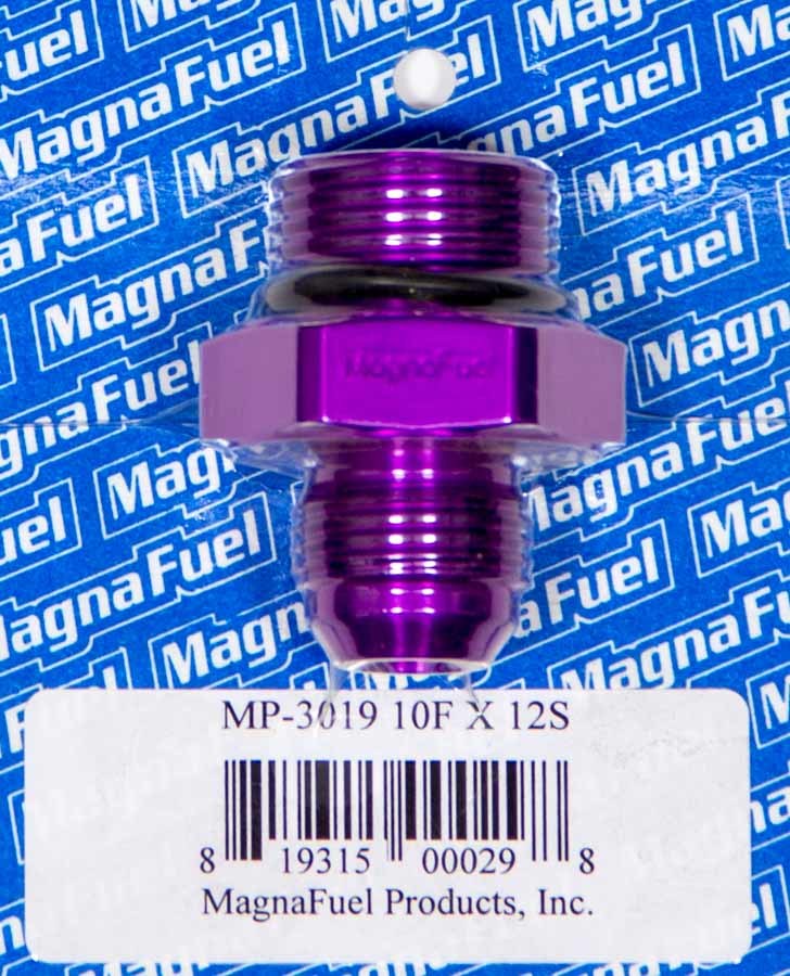 Magnafuel/Magnaflow Fuel Systems #10an Flare to #12an Port Fitting - Straight MPN MRFMP-3019