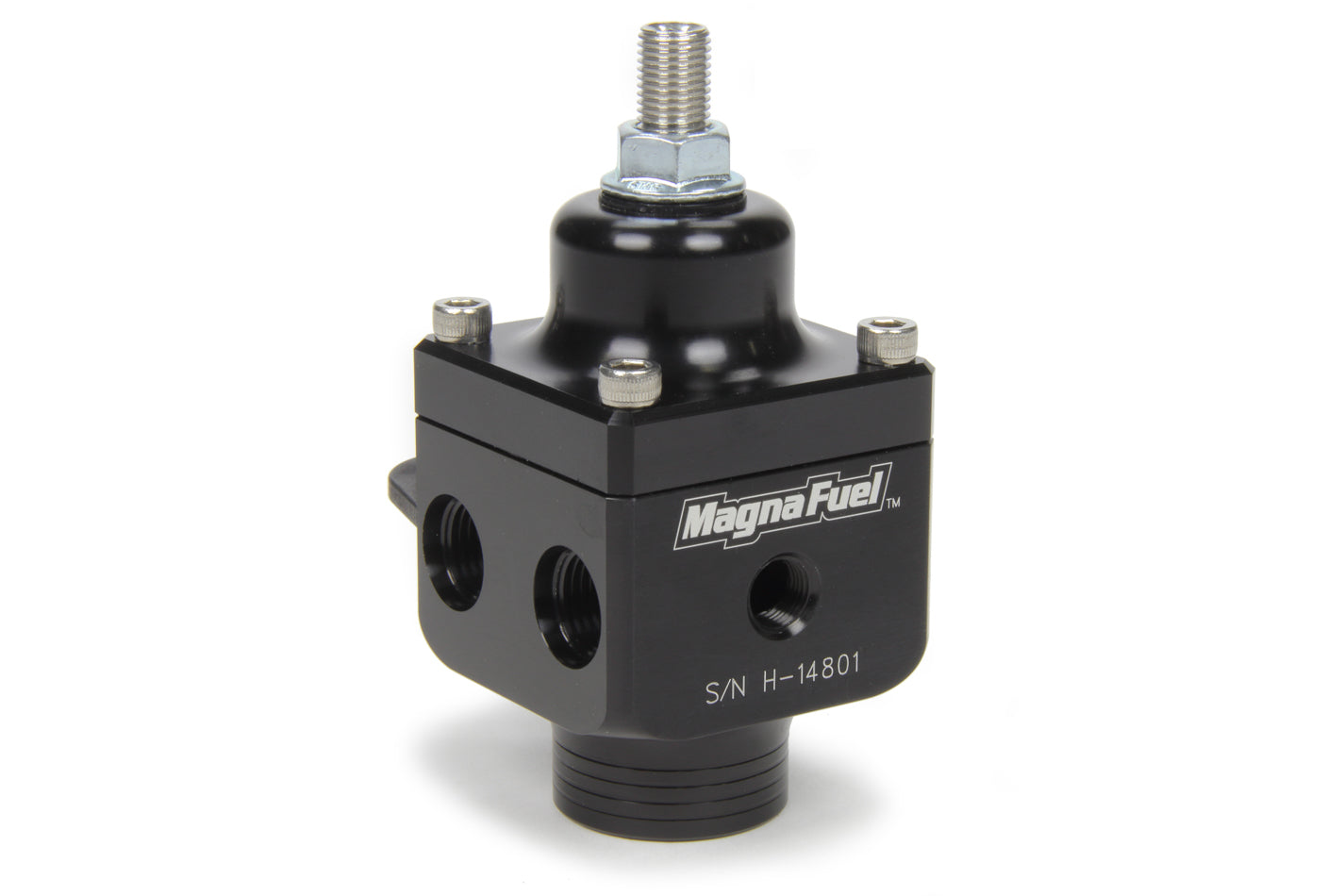 Magnafuel/Magnaflow Fuel Systems 4-Port Fuel Regulator Black MPN MRFMP-9433-BLK