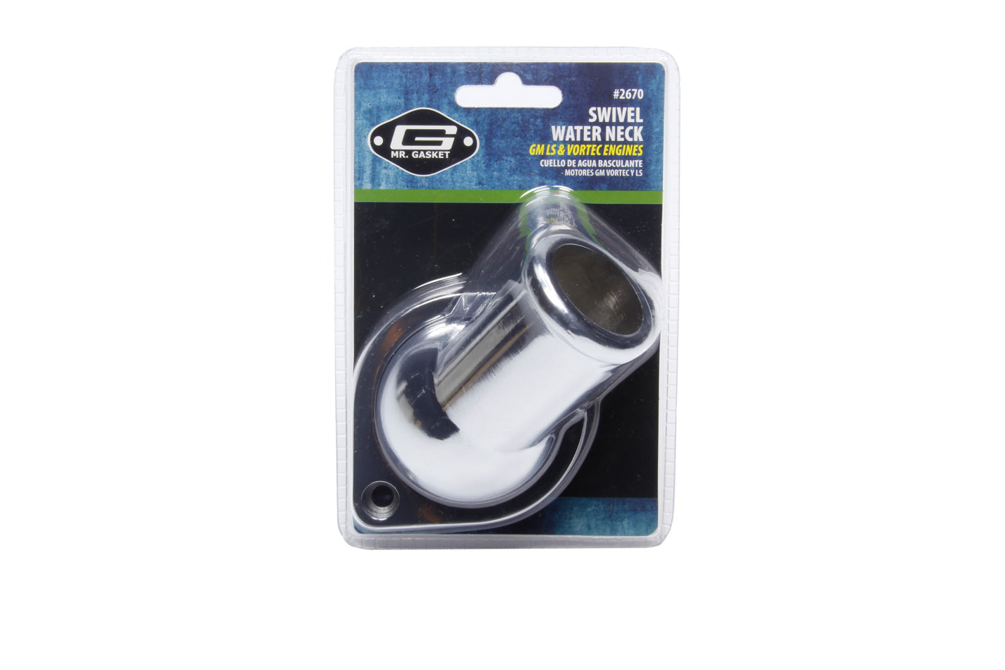 Mr. Gasket Water Neck GM LS Swivel Style 97-Up MRG2670