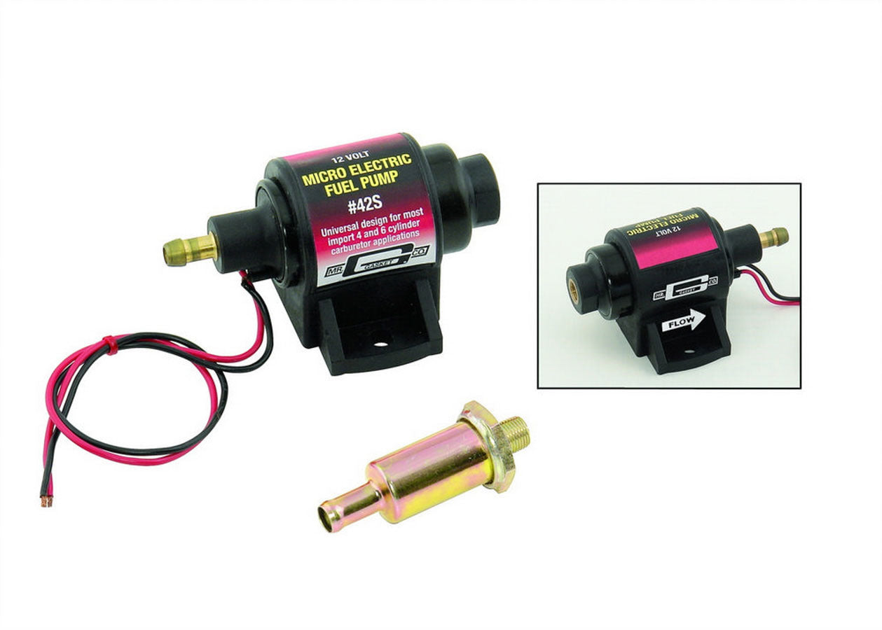 Mr. Gasket Universal Electric Fuel Pump 2-3.5psi 28gph MPN MRG42S